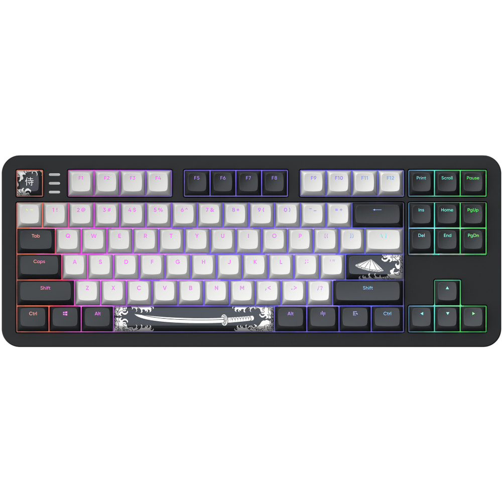 Dark Project ALU87B (Bushido) TKL mehāniskā tastatūra — attēls 1