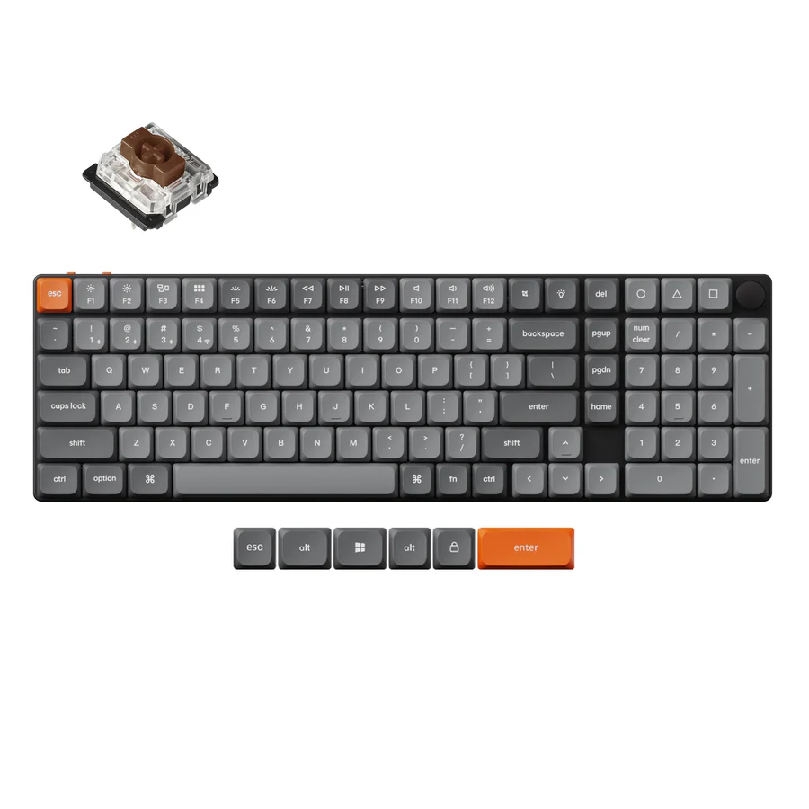 Keychron K17 Max (Melns) attēls 2