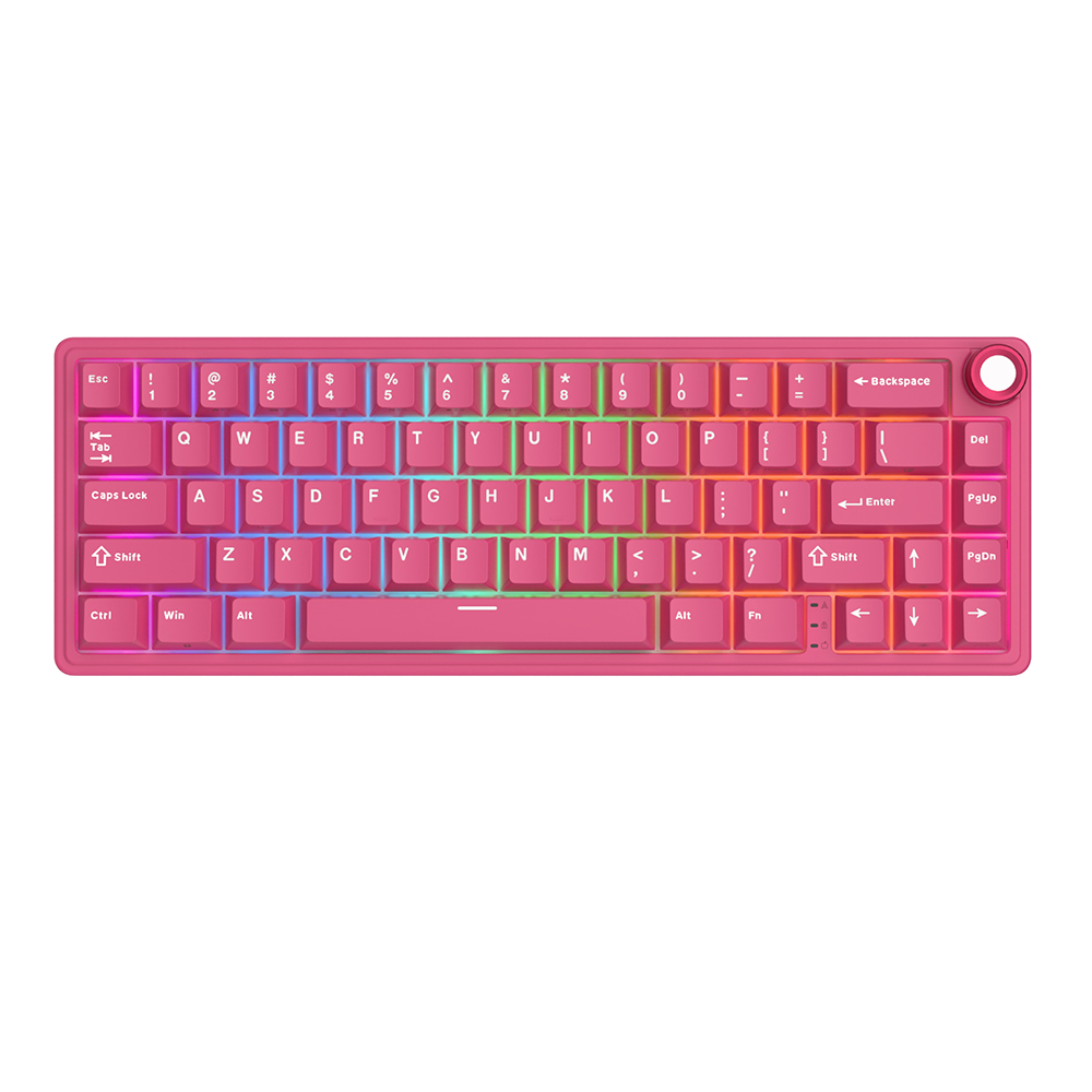 Royal Kludge R65 klaviatūra (Berry Red) — attēls 1
