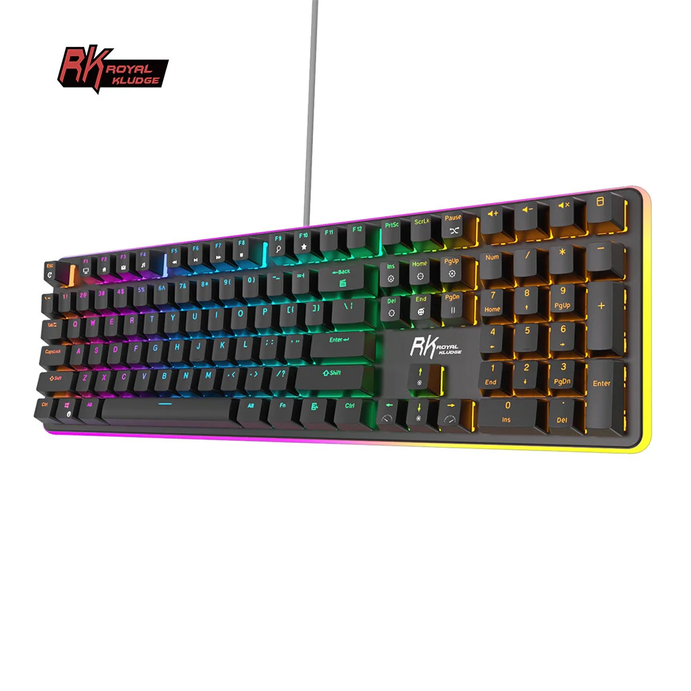 Royal Kludge RK918 mehāniskā tastatūra, melna attēls 3
