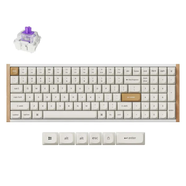 Keychron K4 Hall Effect klaviatuur (valge) — foto 1