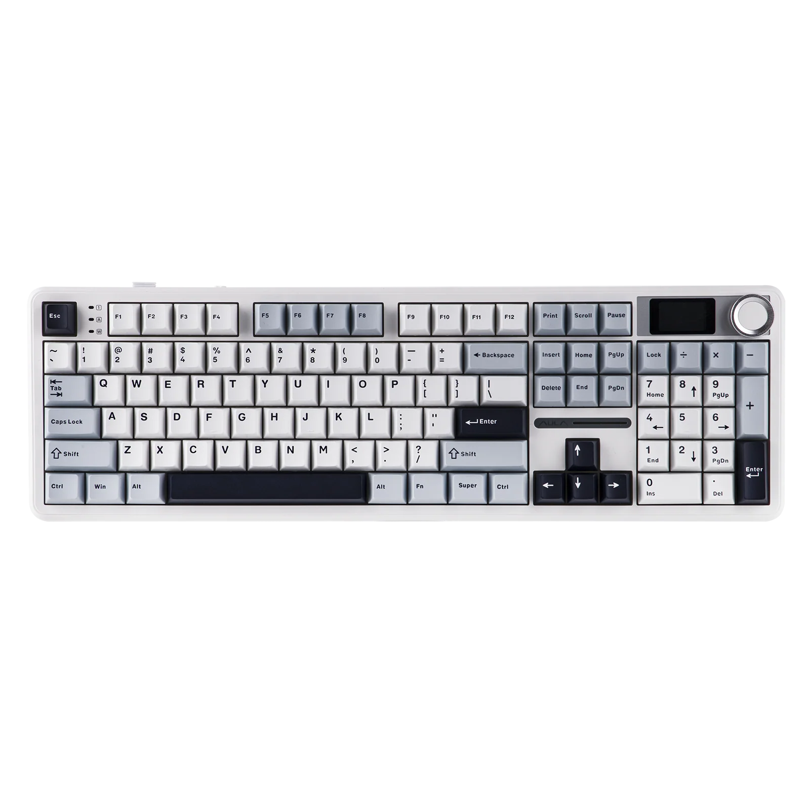 AULA F108 PRO Klaviatuur (Valge/Sinine)