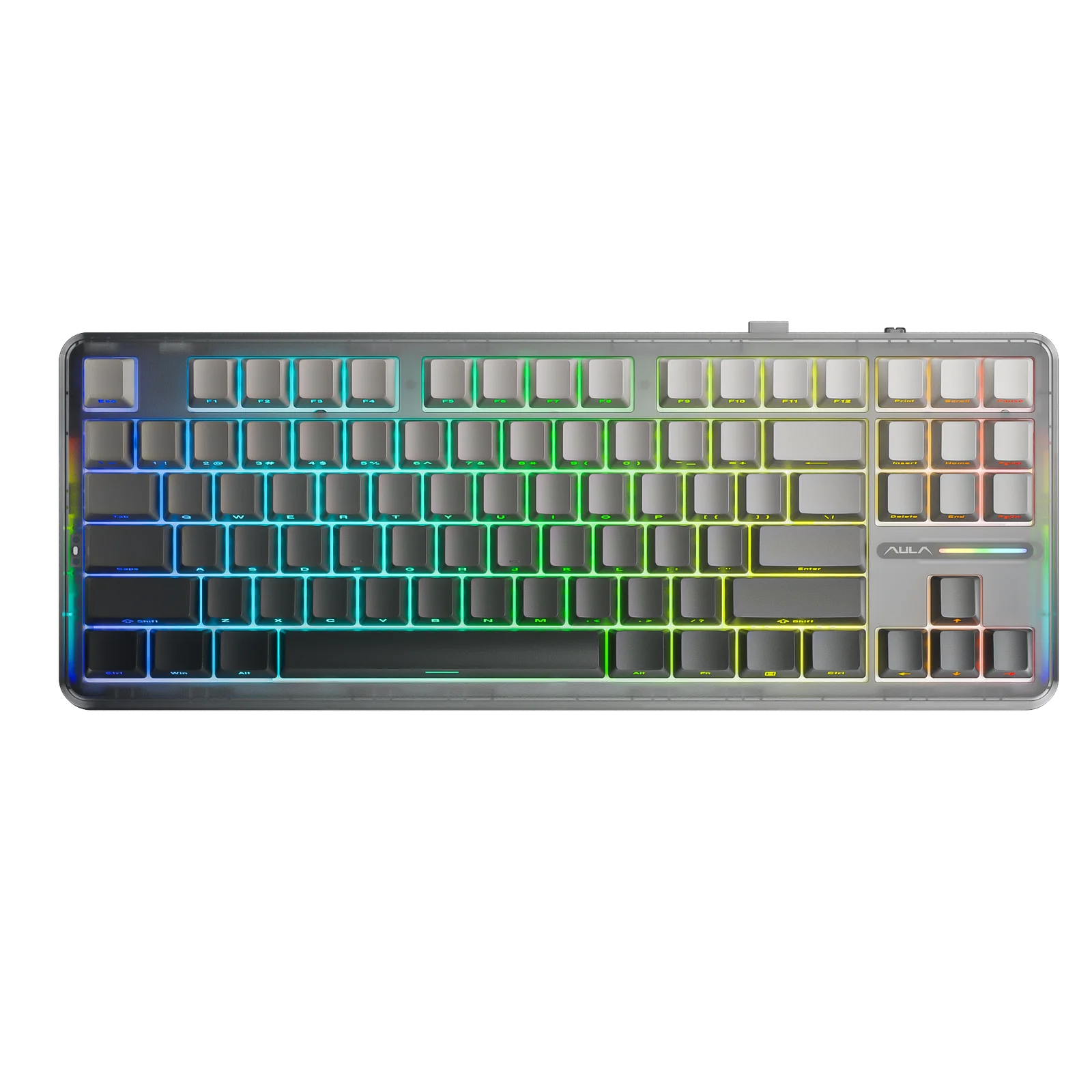 AULA F87 Pro klaviatūra – juoda