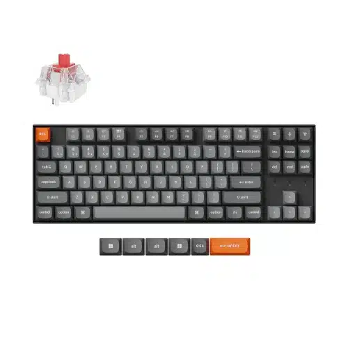 Keychron K8 Max tastatūra, melna — attēls 1