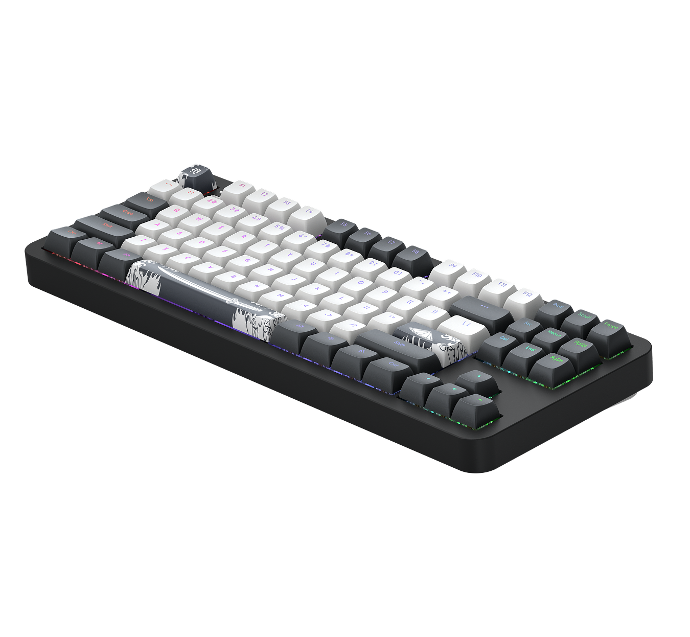 Dark Project ALU87B (Bushido) TKL mehāniskā tastatūra attēls 3