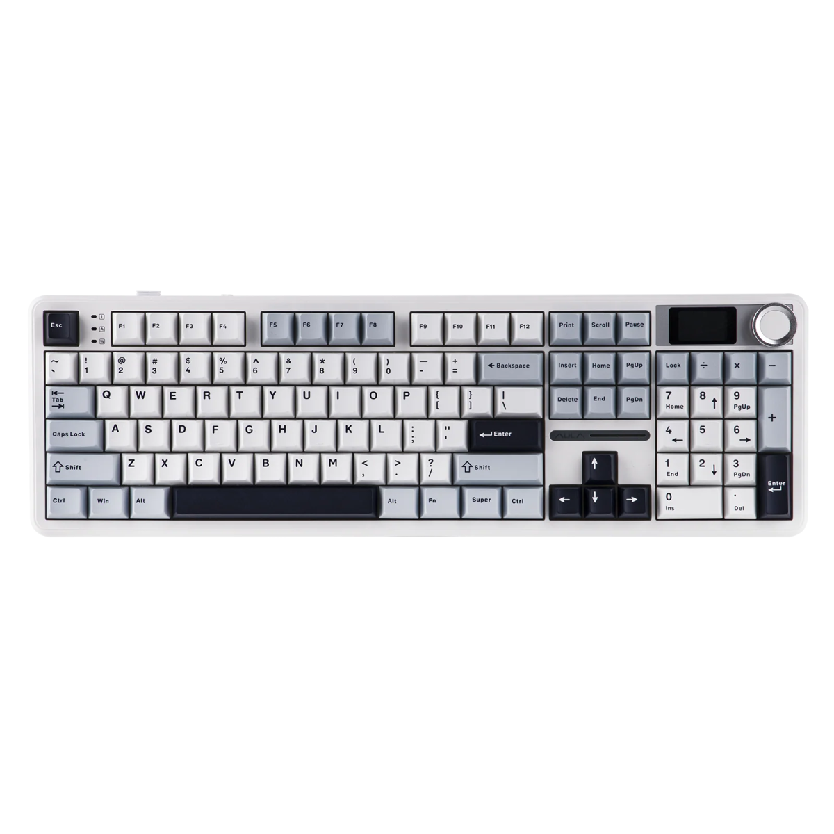 AULA F108 PRO Klaviatuur (Valge/Sinine) — foto