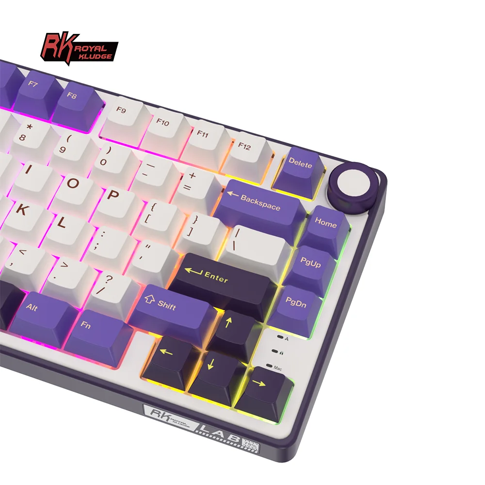 Royal Kludge R75 mehāniskā tastatūra – Blackberry attēls 3
