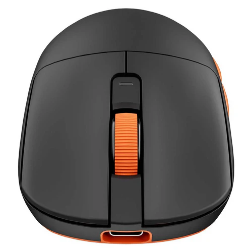 Royal Kludge M30 bezvadu spēļu pele (melna / oranža) attēls 5