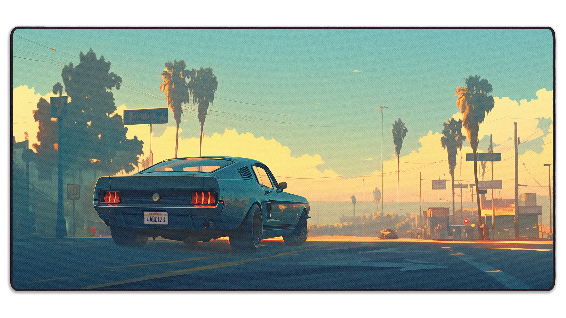 LIT Mousepad Mitzuki’s Mustang pele (LIT143) — attēls 1