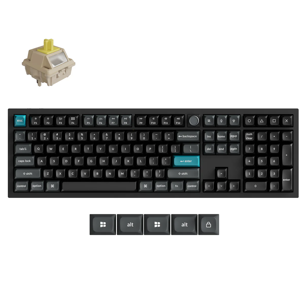 Keychron Q6 Ultra (Melns) attēls 2