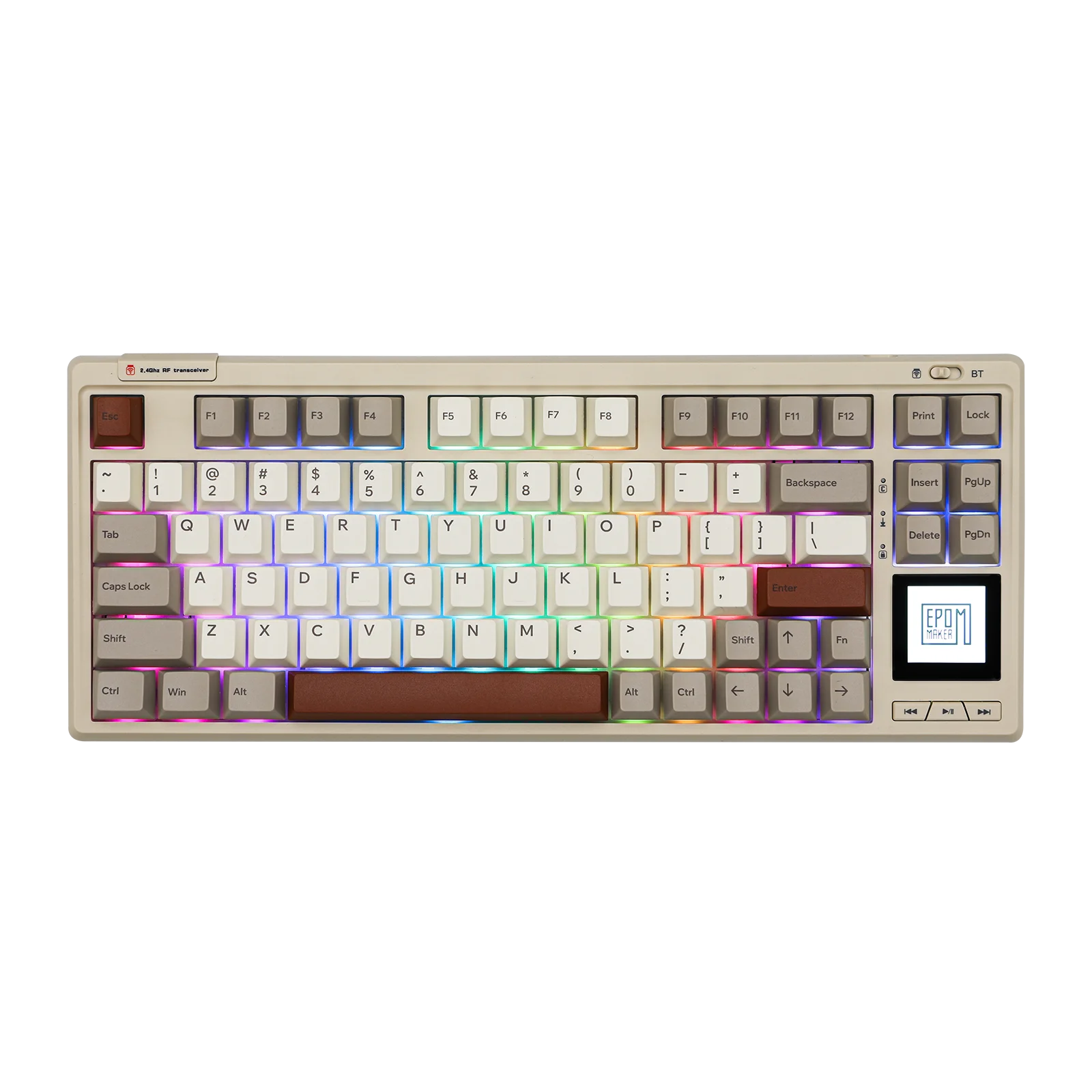 Epomaker RT80 (Balta/Pelēka) attēls 2
