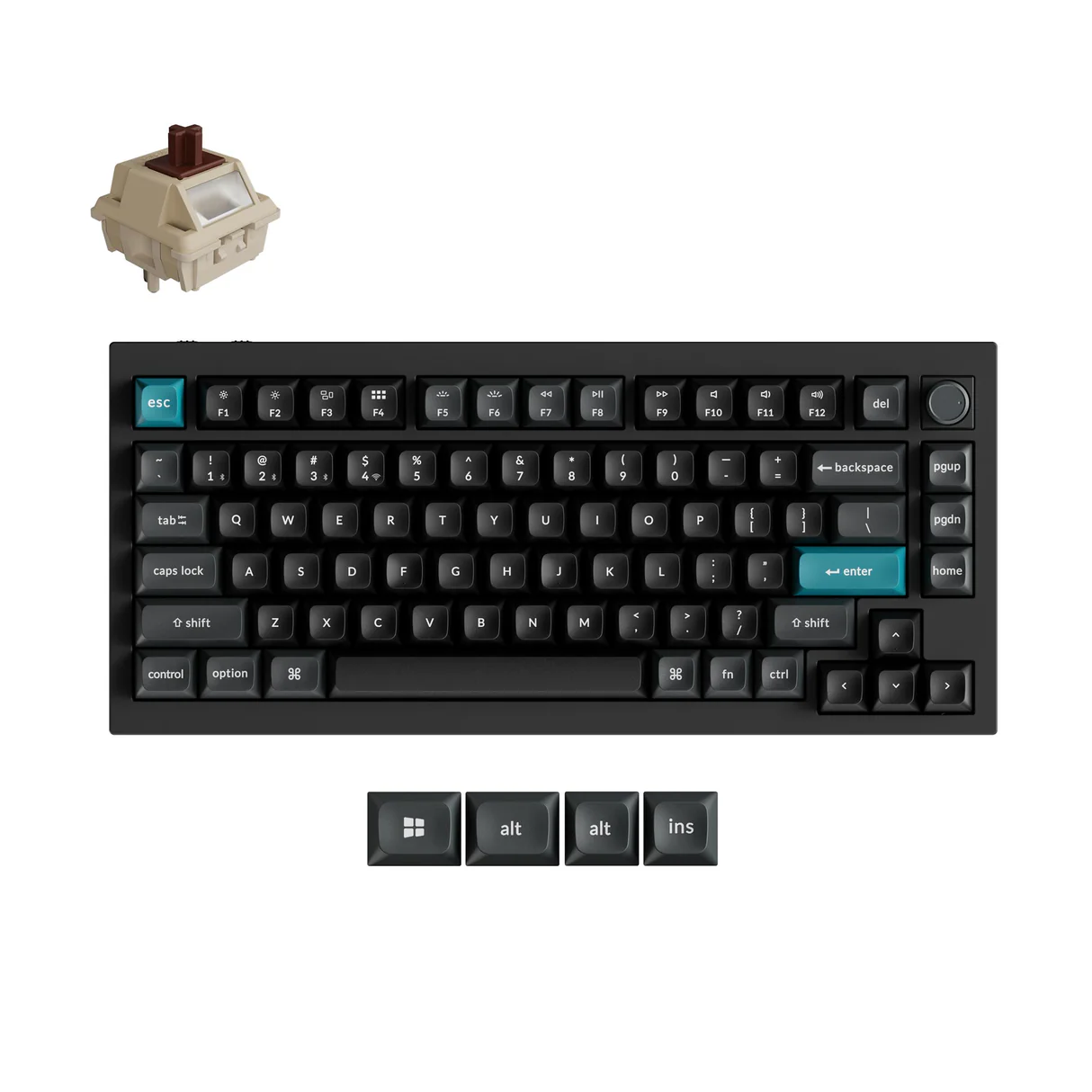 Keychron Q1 Ultra (Melns) attēls 3
