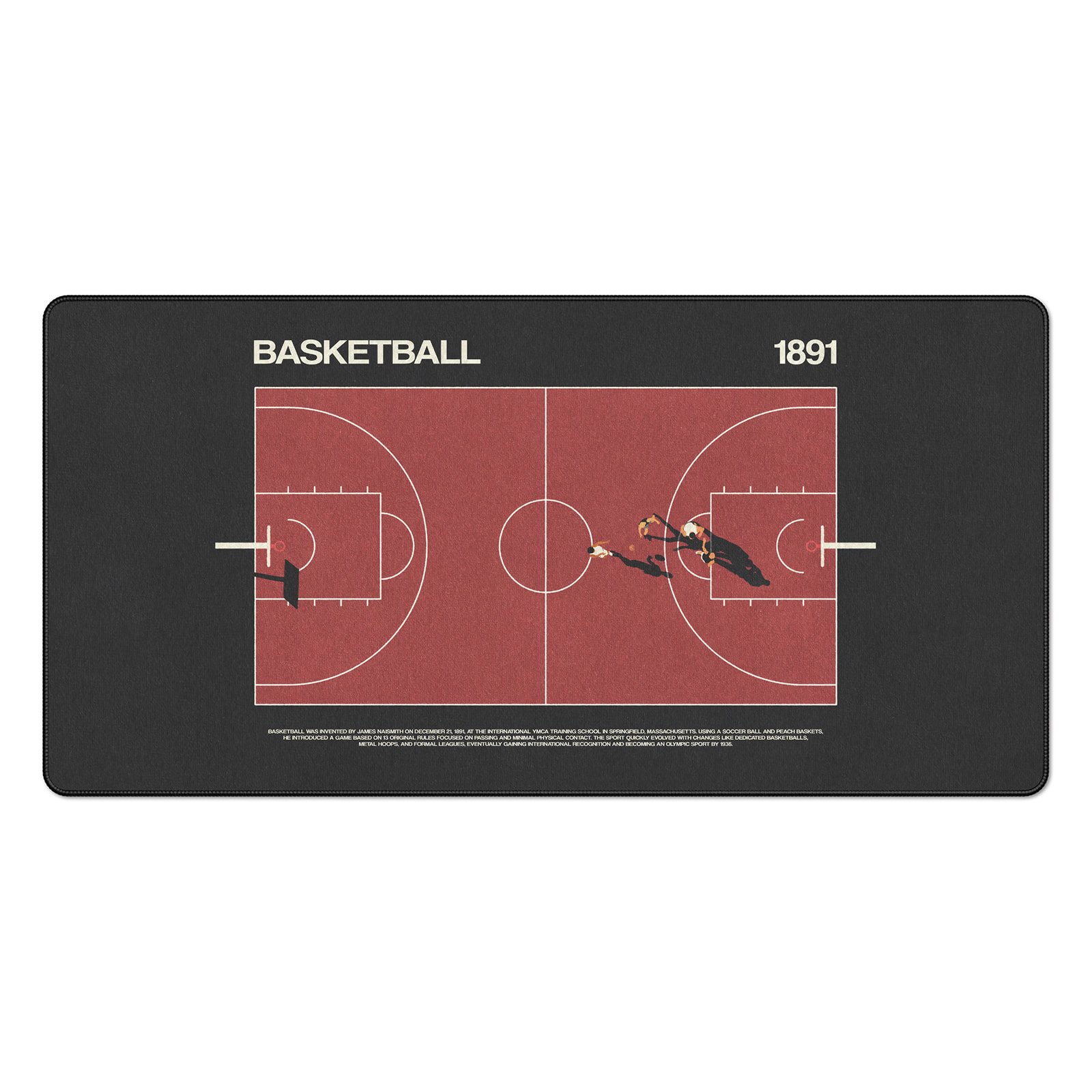LIT Mousepad Basketball-1891 pelės kilimėlis