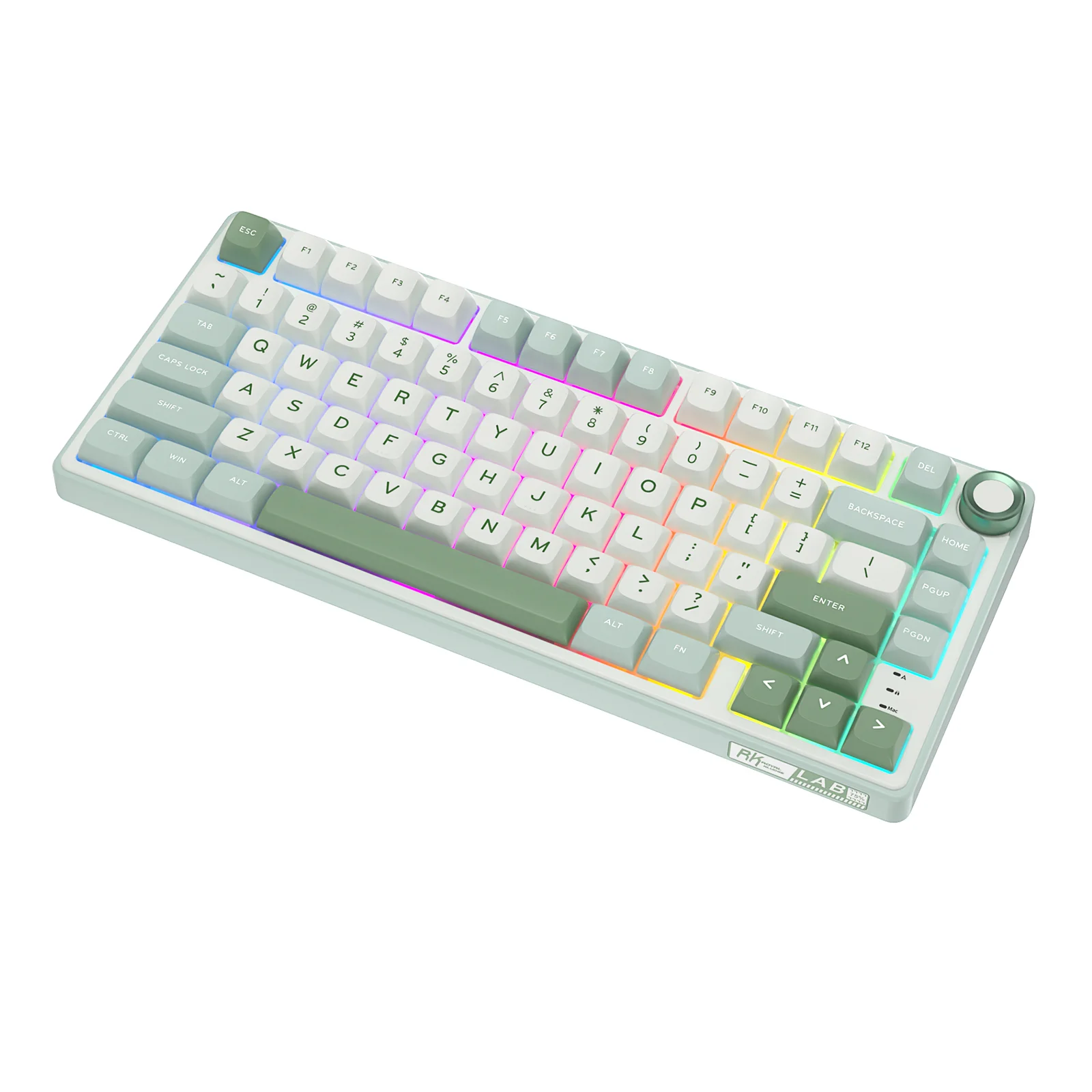 Royal Kludge R75 tastatūra (Sky Cyan) attēls 4