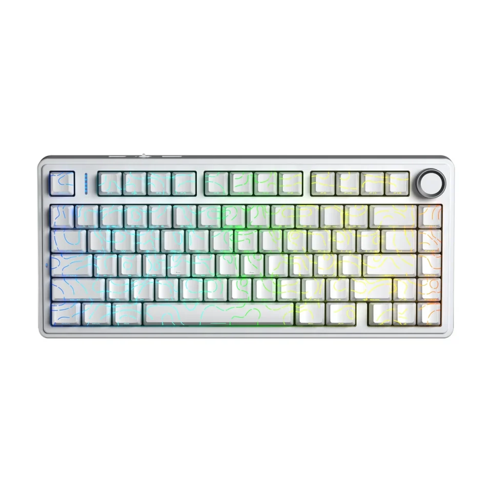 AULA F75 Pro klaviatūra (White Contour)