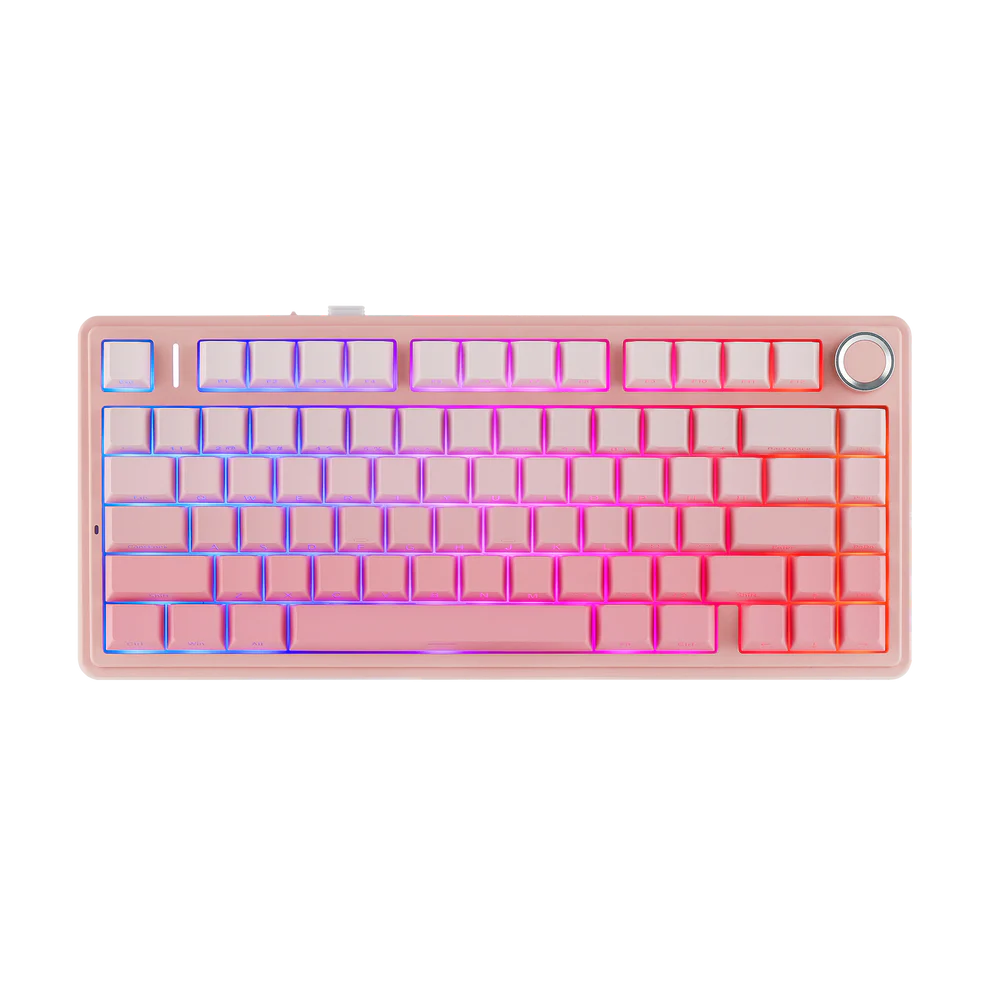 AULA F75 Pro klaviatūra (rožinė)