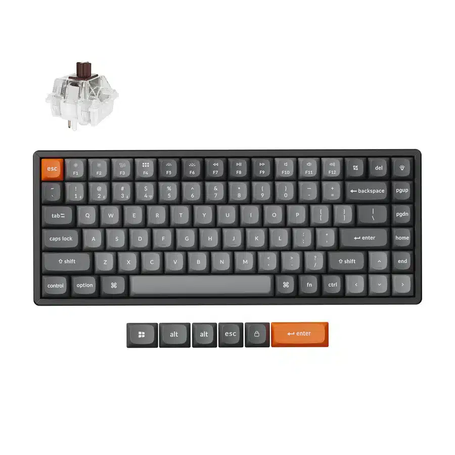 Keychron K2 Max tastatūra (melna) attēls 2