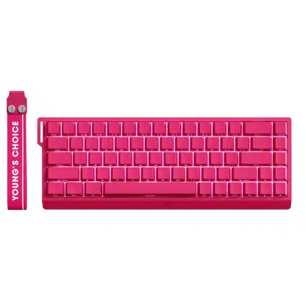 MCHOSE Ace 68 Magnetinė Hall Effect (Rose Red) — nuotrauka 1