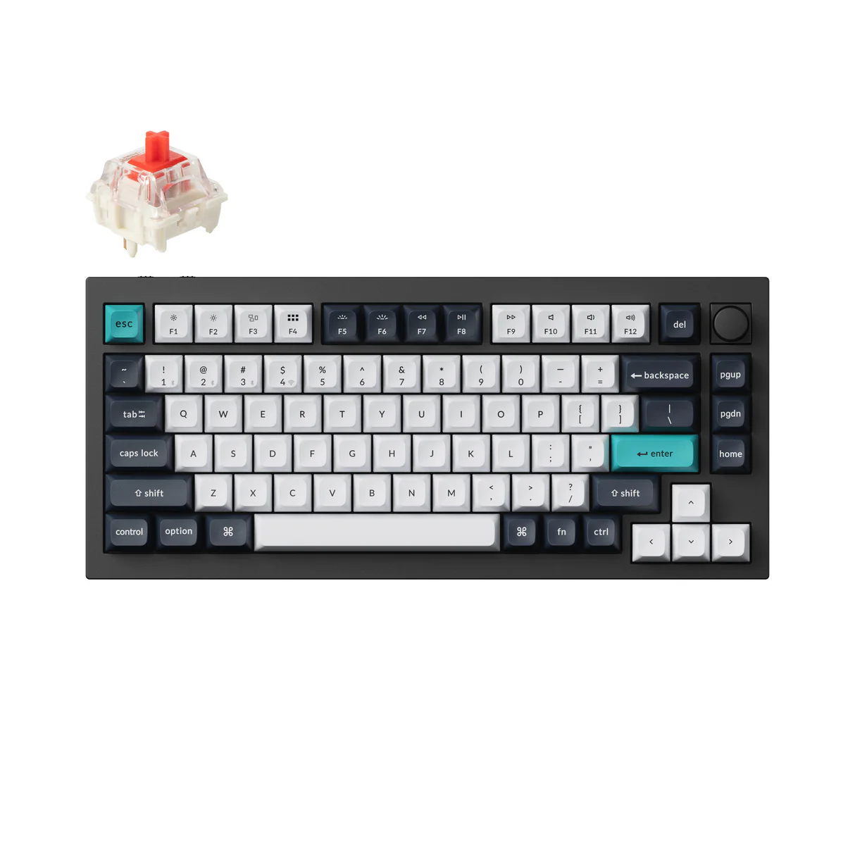 Keychron Q1 Max (Balta/Melna) — attēls 1