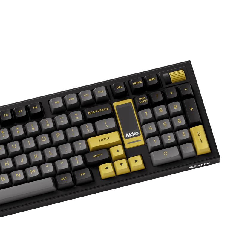 AKKO 5098B Plus Melna/Dzeltena mehāniskā tastatūra attēls 4