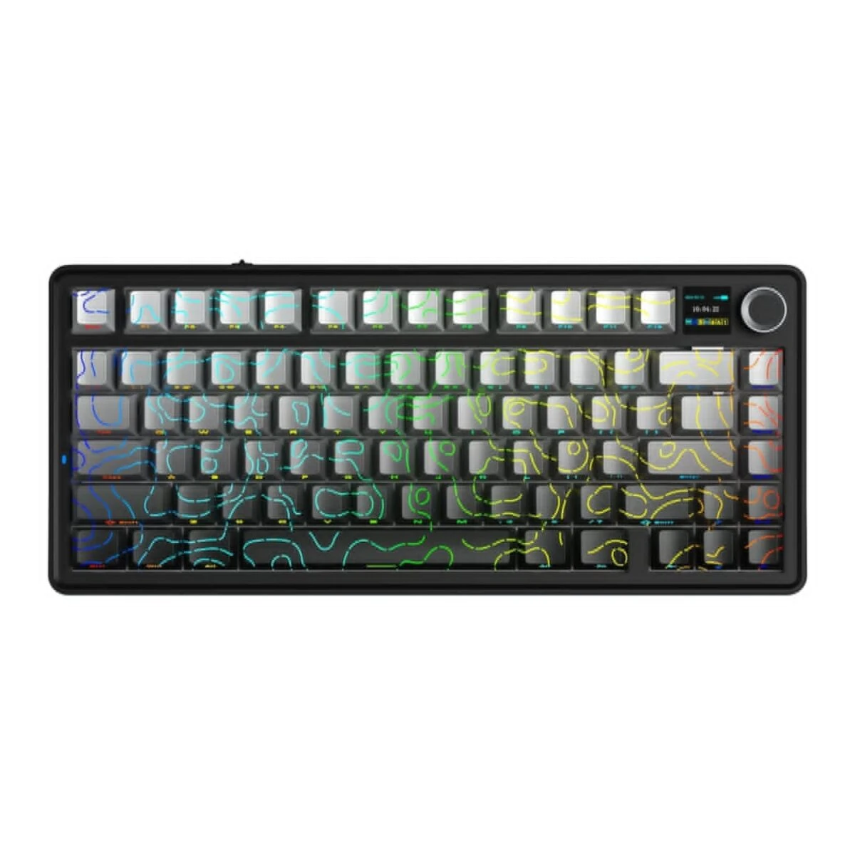 AULA F75 MAX klaviatuur (Gradient Black Contour) — foto