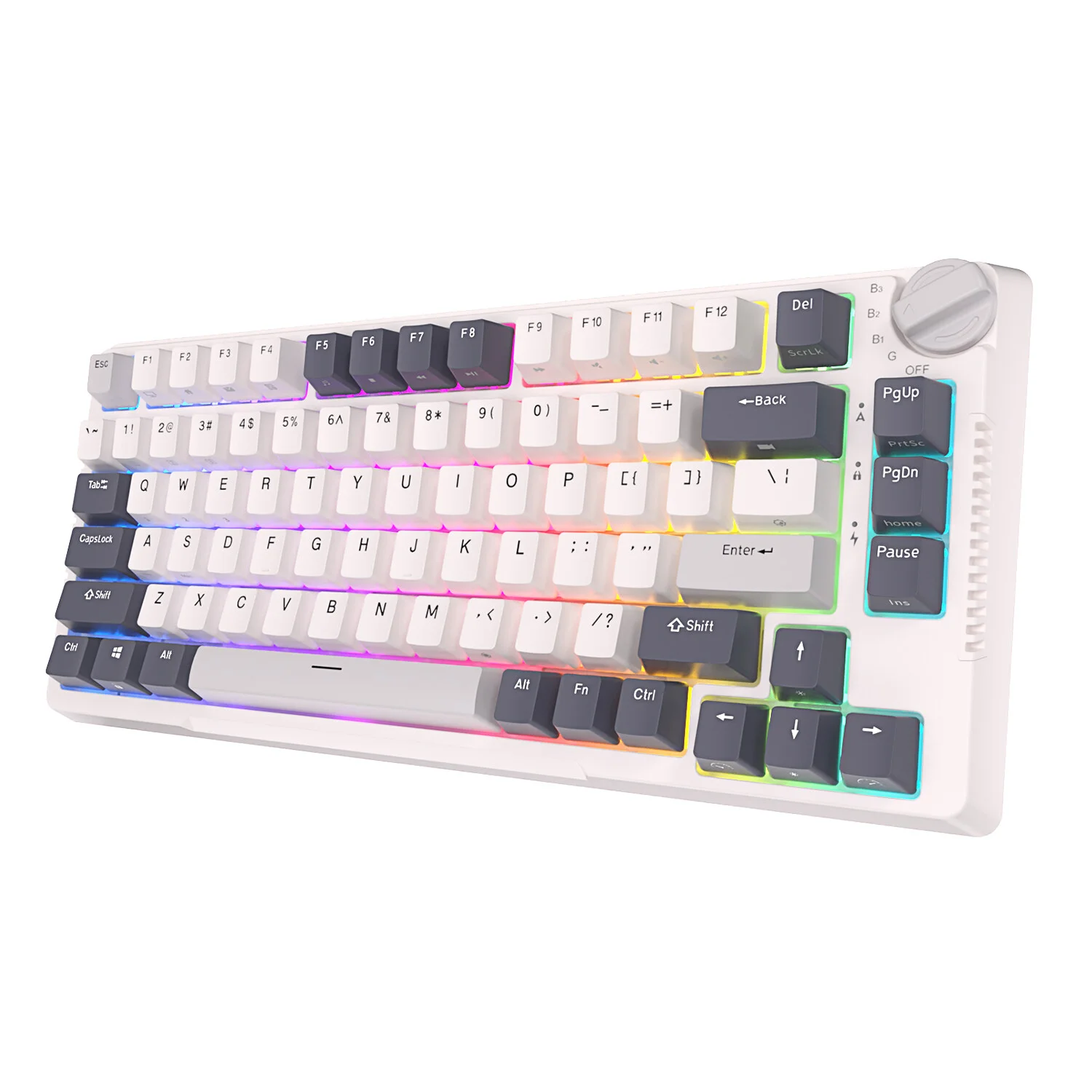 Royal Kludge RK H81 (White Night) mehāniskā tastatūra attēls 2
