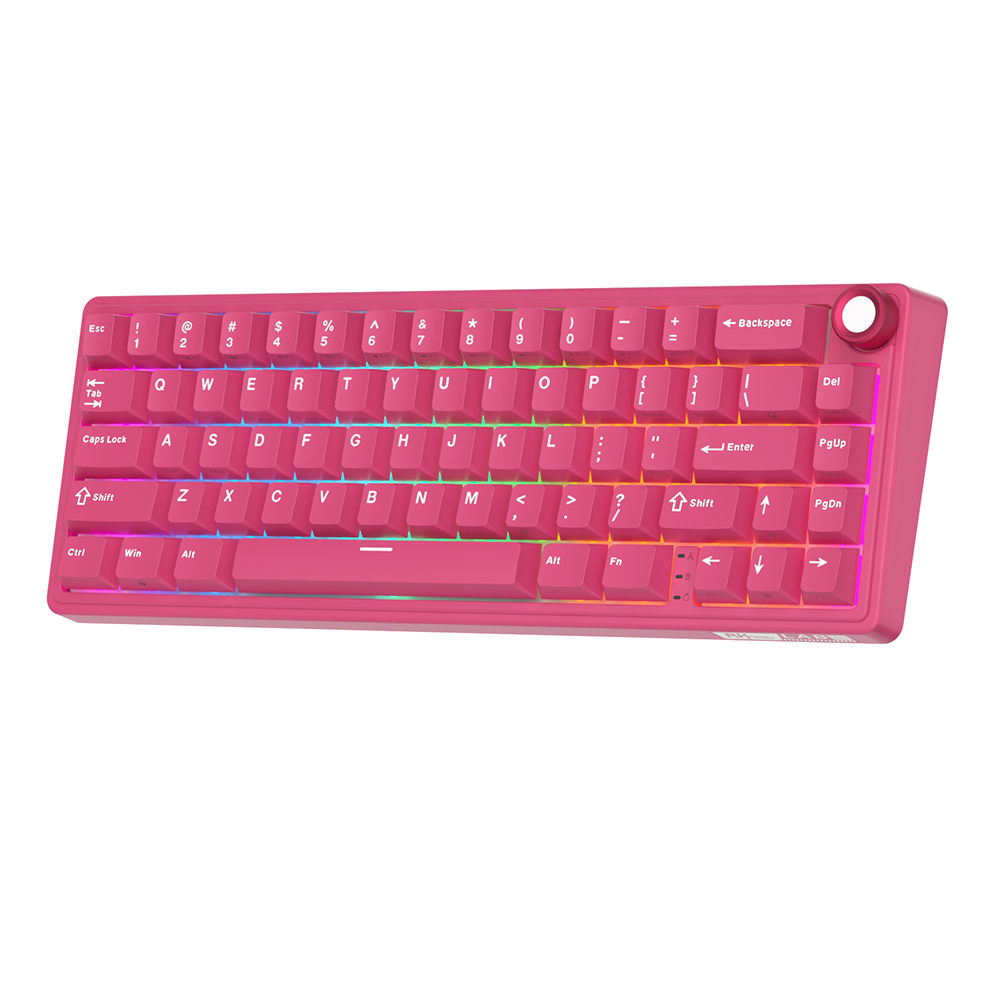 Royal Kludge R65 klaviatūra (Berry Red) attēls 2