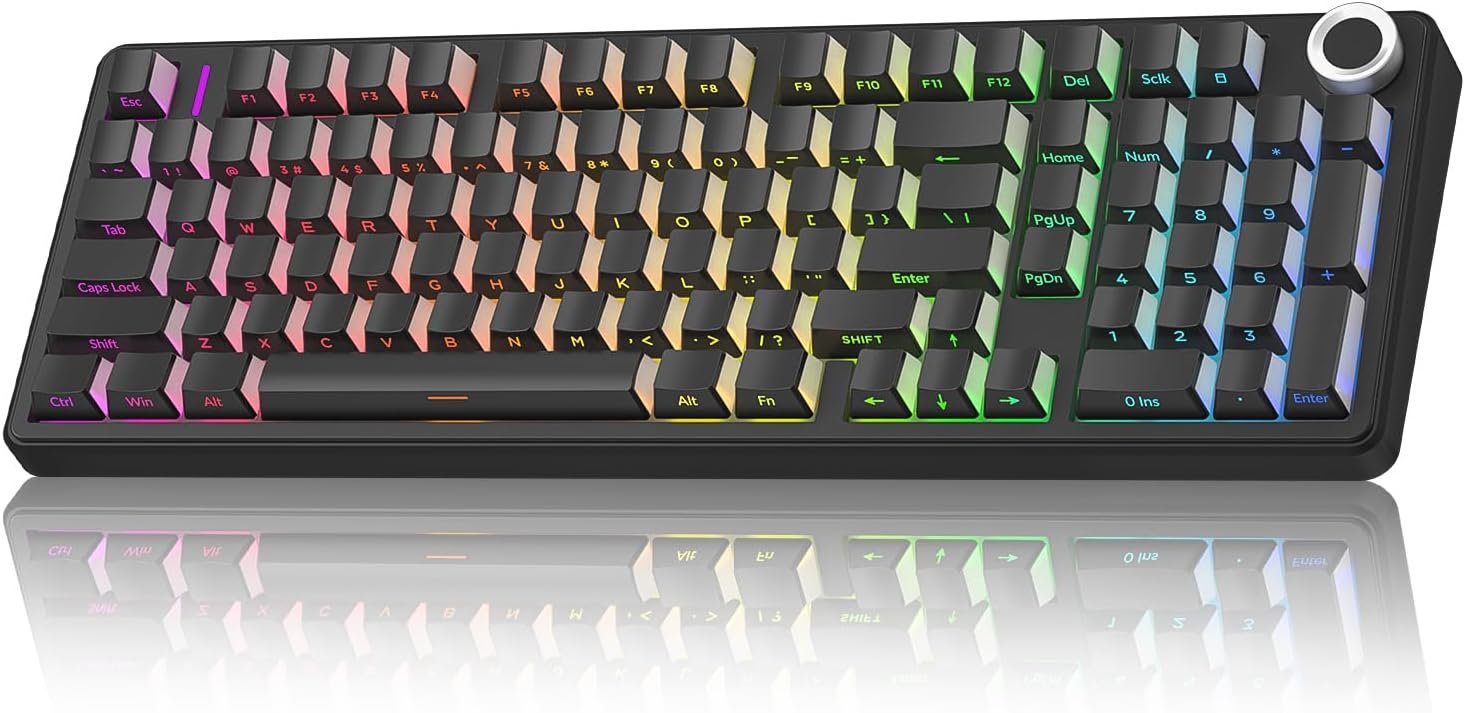 Aula F99 Pro klaviatuur (Must, Vaikne)