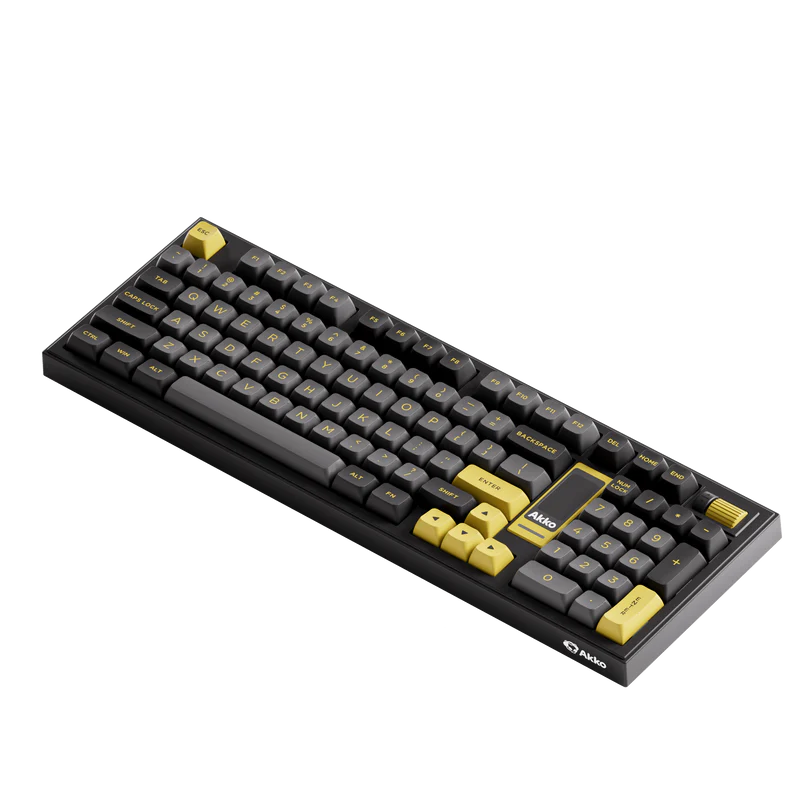 AKKO 5098B Plus Melna/Dzeltena mehāniskā tastatūra attēls 3