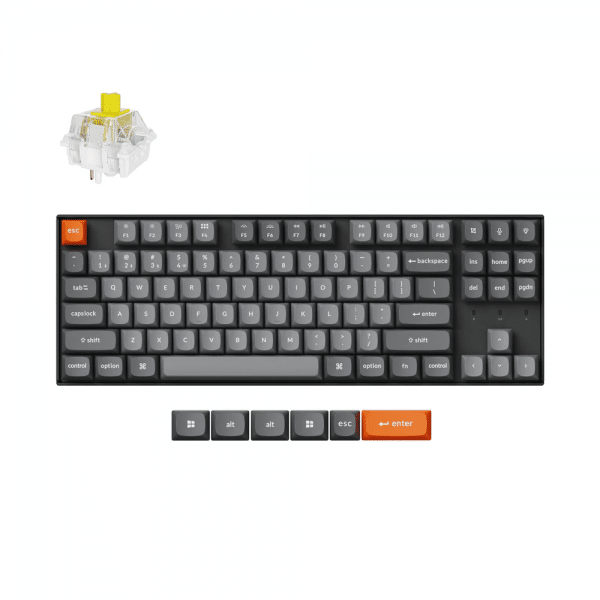 Keychron K8 Max tastatūra, melna attēls 3