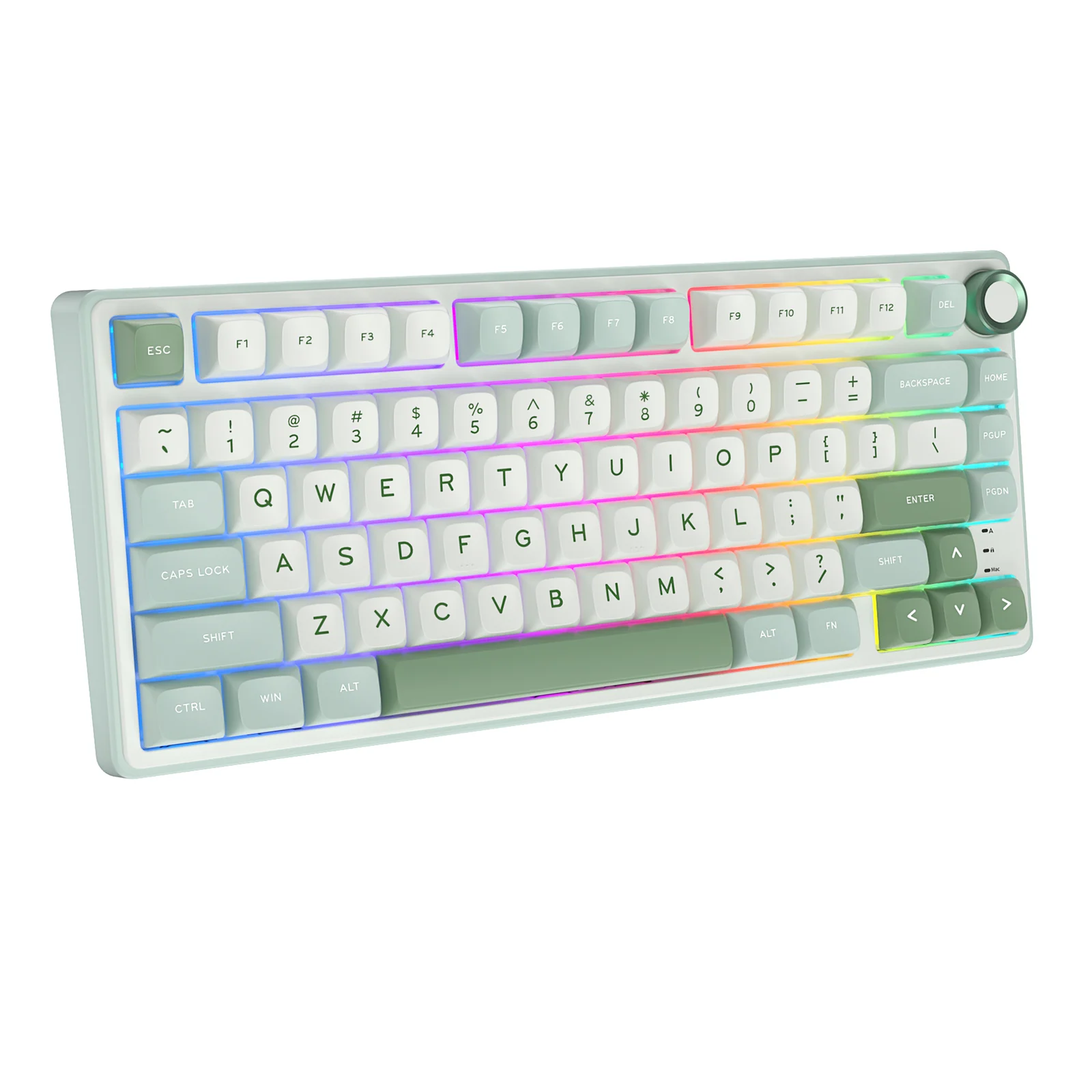 Royal Kludge R75 tastatūra (Sky Cyan) attēls 3