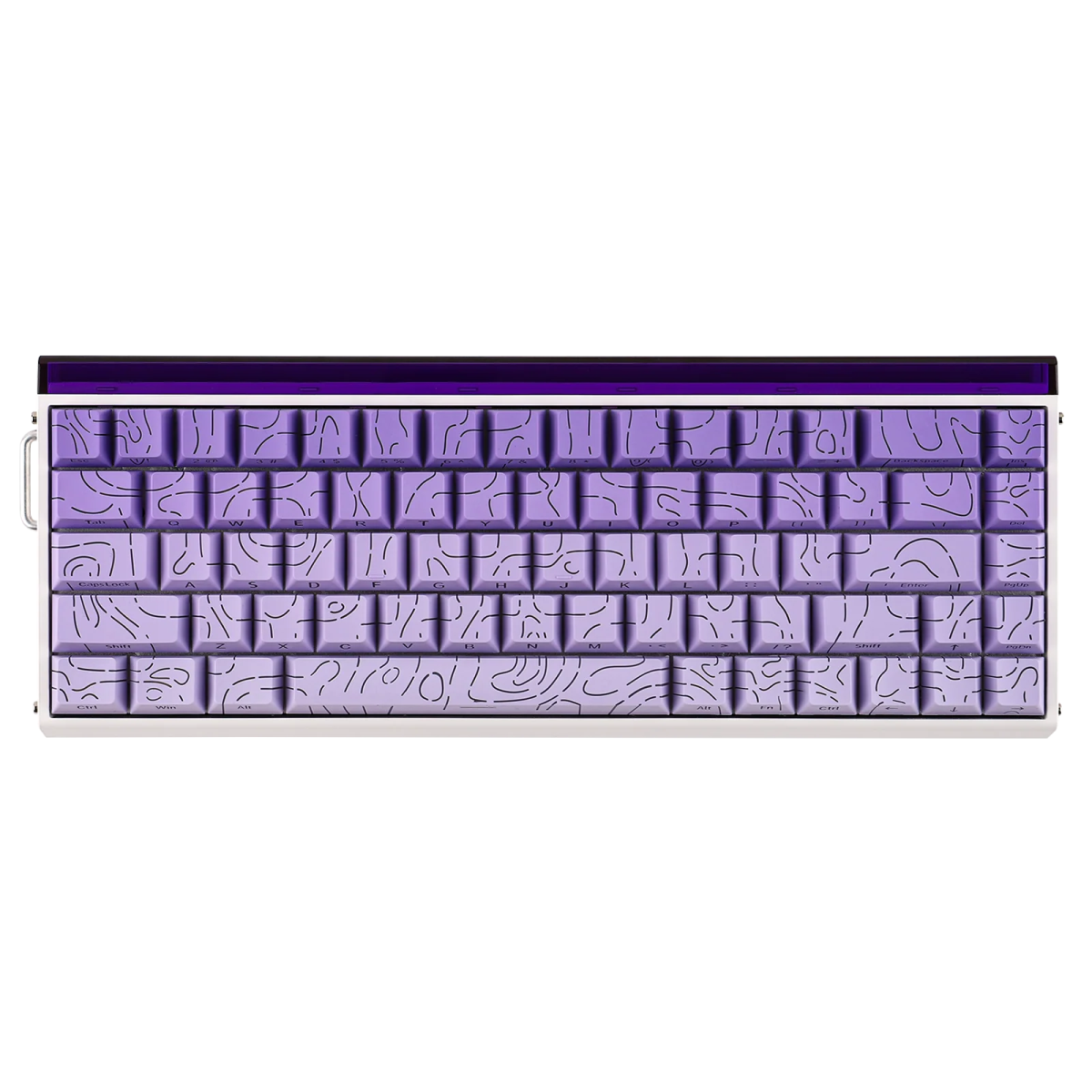 AULA Hero 68 Magnetiline Hall Effect klaviatuur (Gradient Purple) — foto