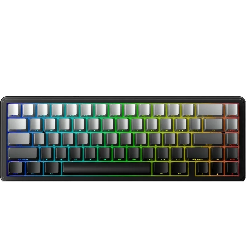 AULA F65 Klaviatuur (must)