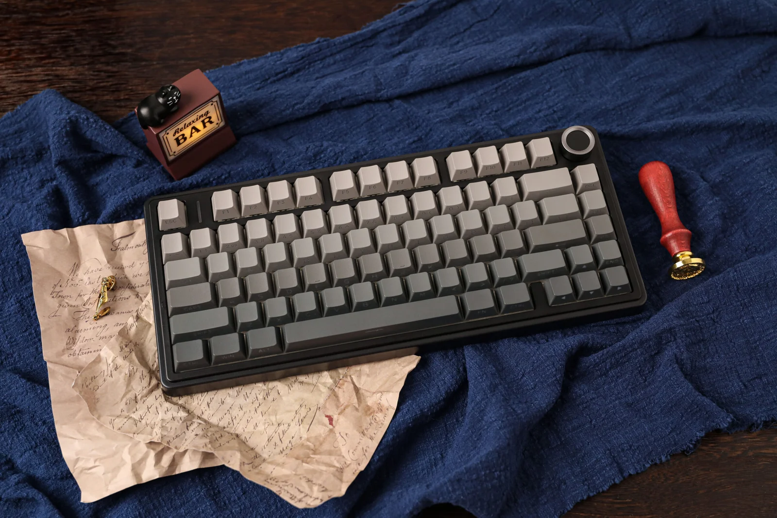 AULA F75 HE magnētisko slēdžu tastatūra (melna) attēls 5