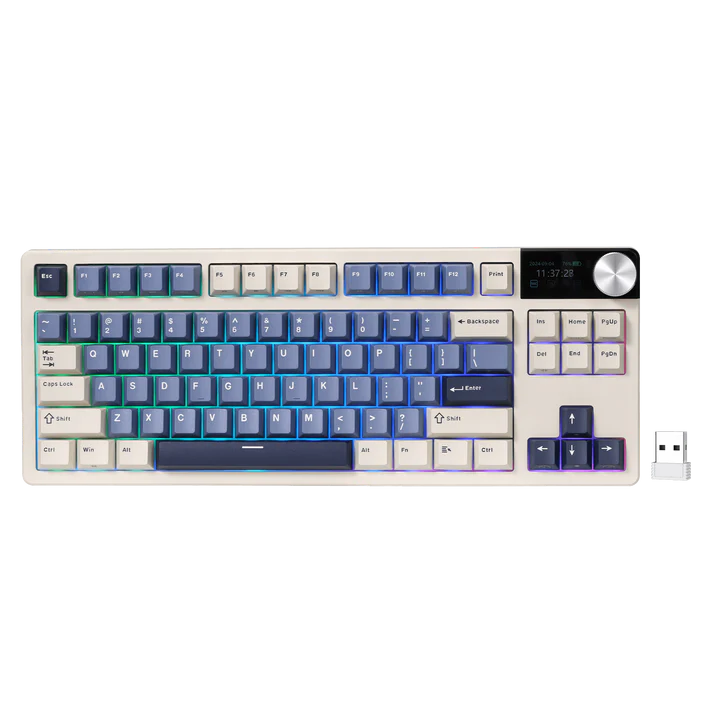 Royal Kludge S85 klaviatūra (Horizon Blue) — attēls 1