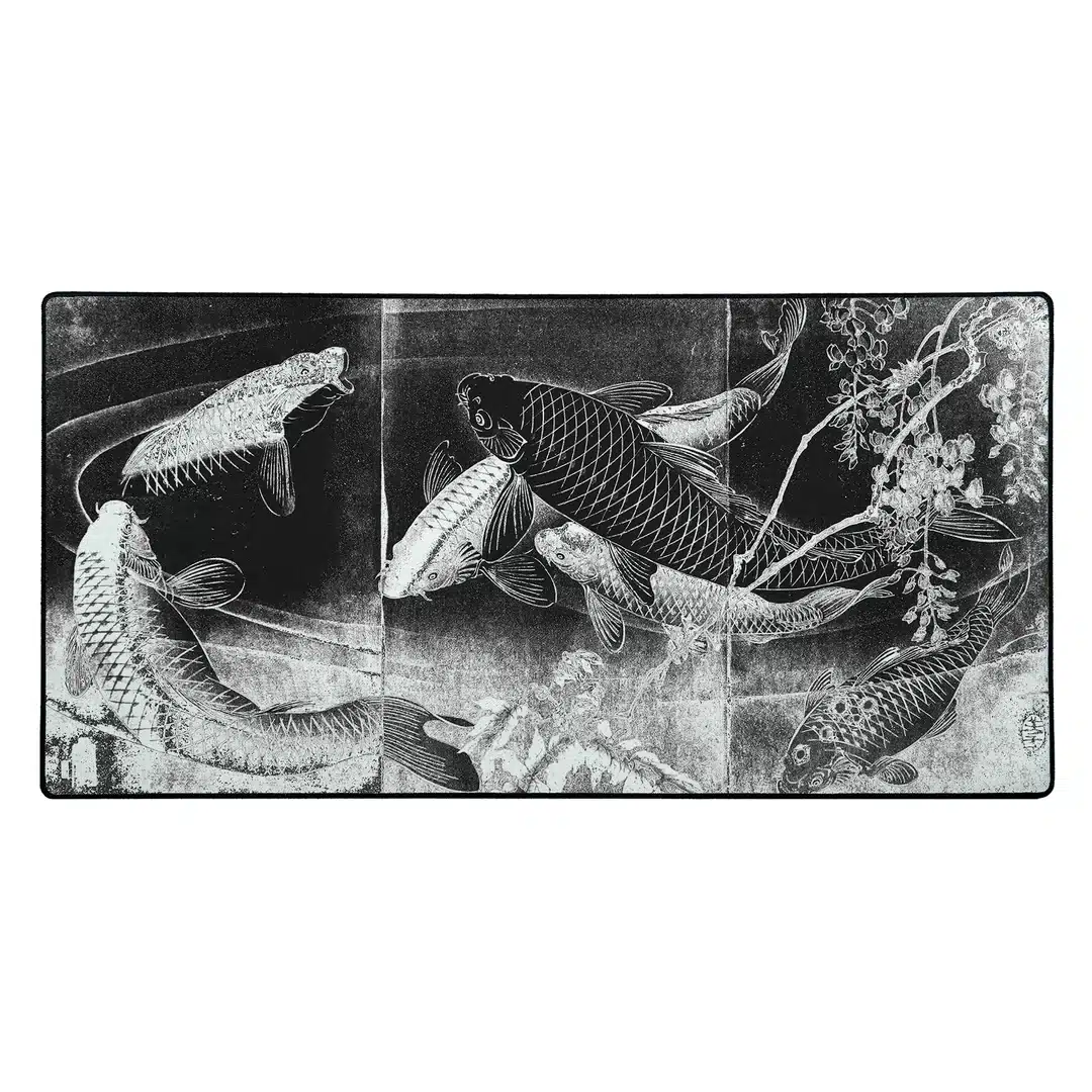 LIT Hiirepad „Carp with Wisteria” (Yoshitoshi), tume – hiirepad — foto 1