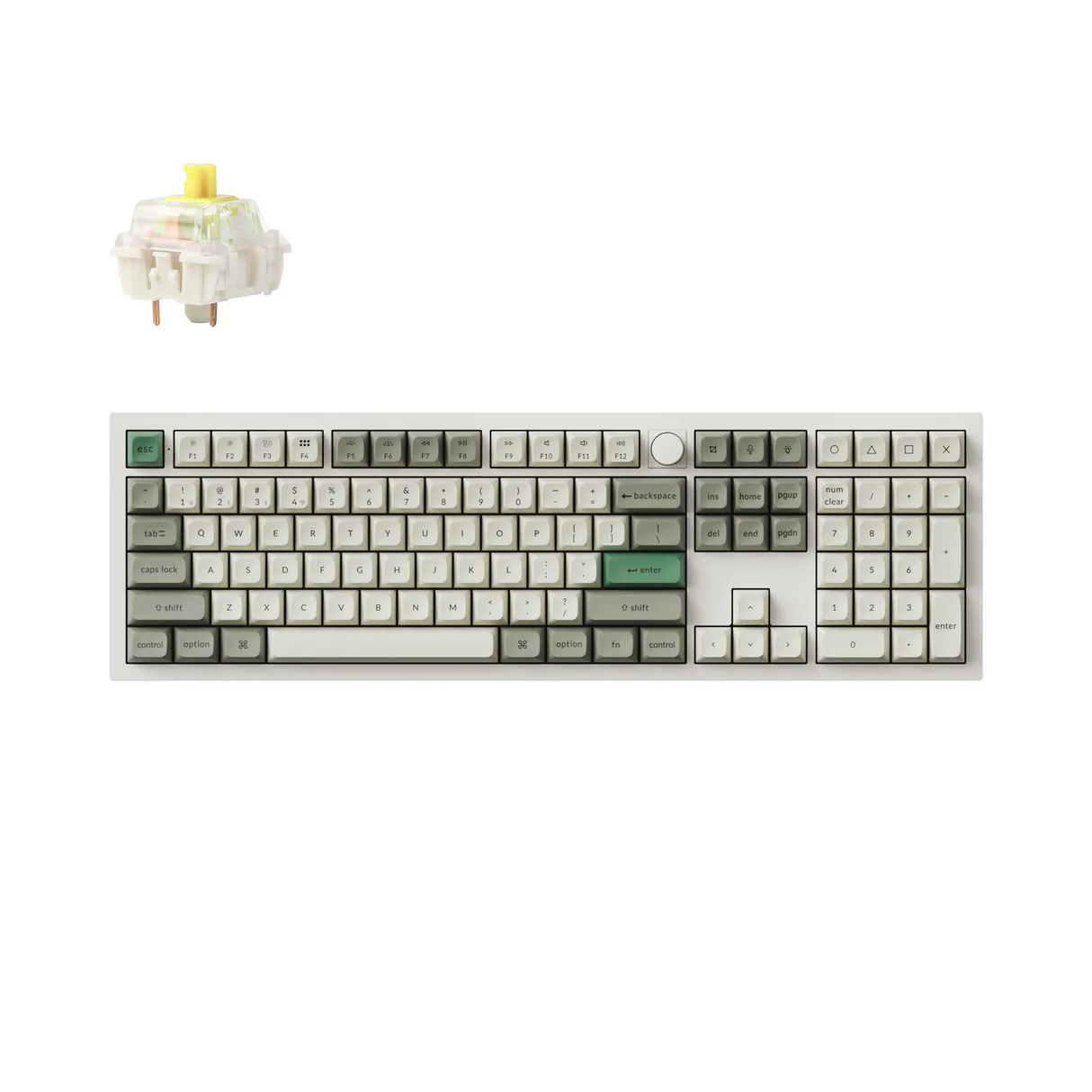 Keychron Q6 Max (Shell White) attēls 2