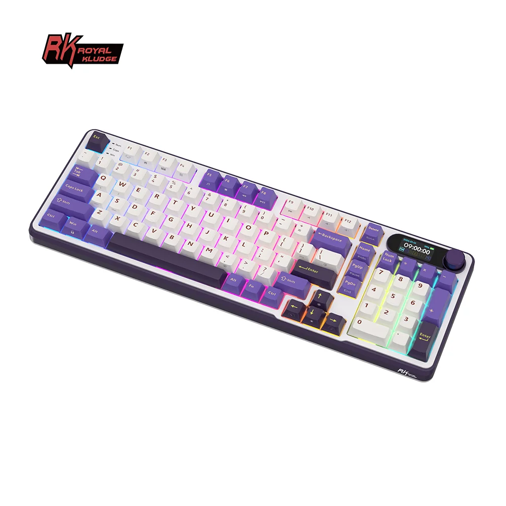 Royal Kludge RK S98 (Blackberry) mehāniskā tastatūra attēls 4