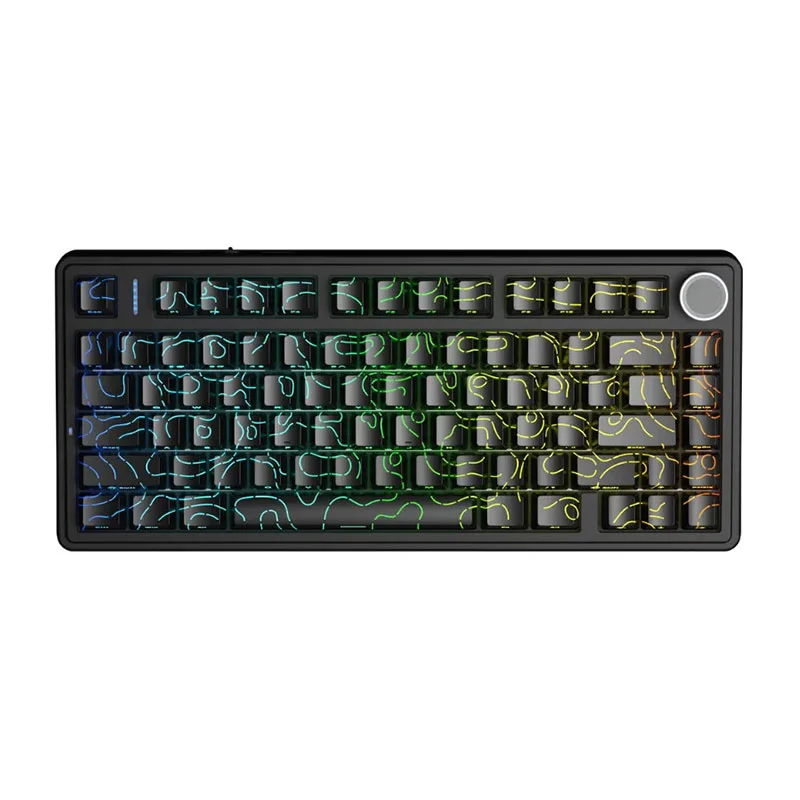 Klaviatuur Aula F75 Pro (Must Kontuur)