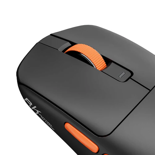 Royal Kludge M30 bezvadu spēļu pele (melna / oranža) attēls 3