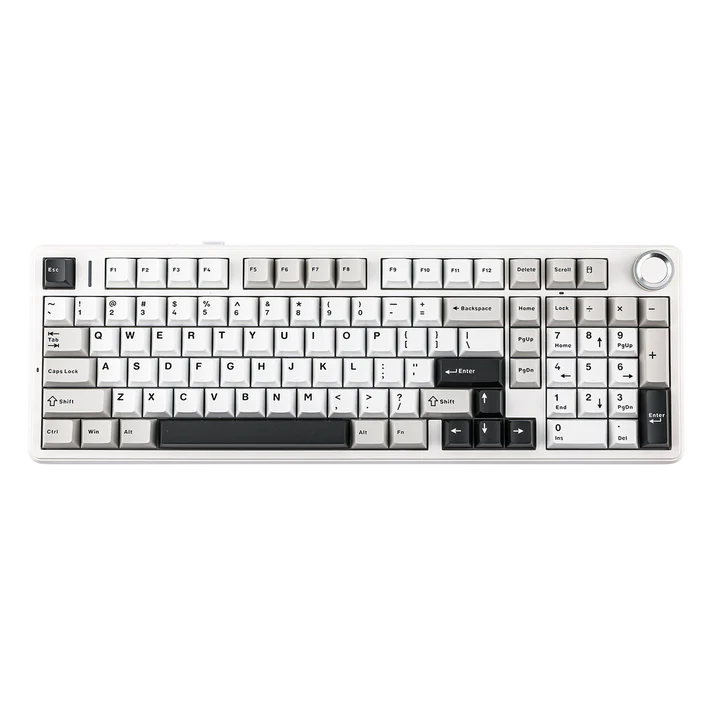 Klaviatūra Aula F99 PRO (Balta/Pilka)