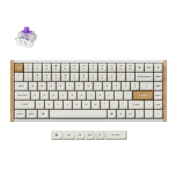Keychron K2 Magnetiline Hall Effect (Valge) K2H-WHT — foto 1