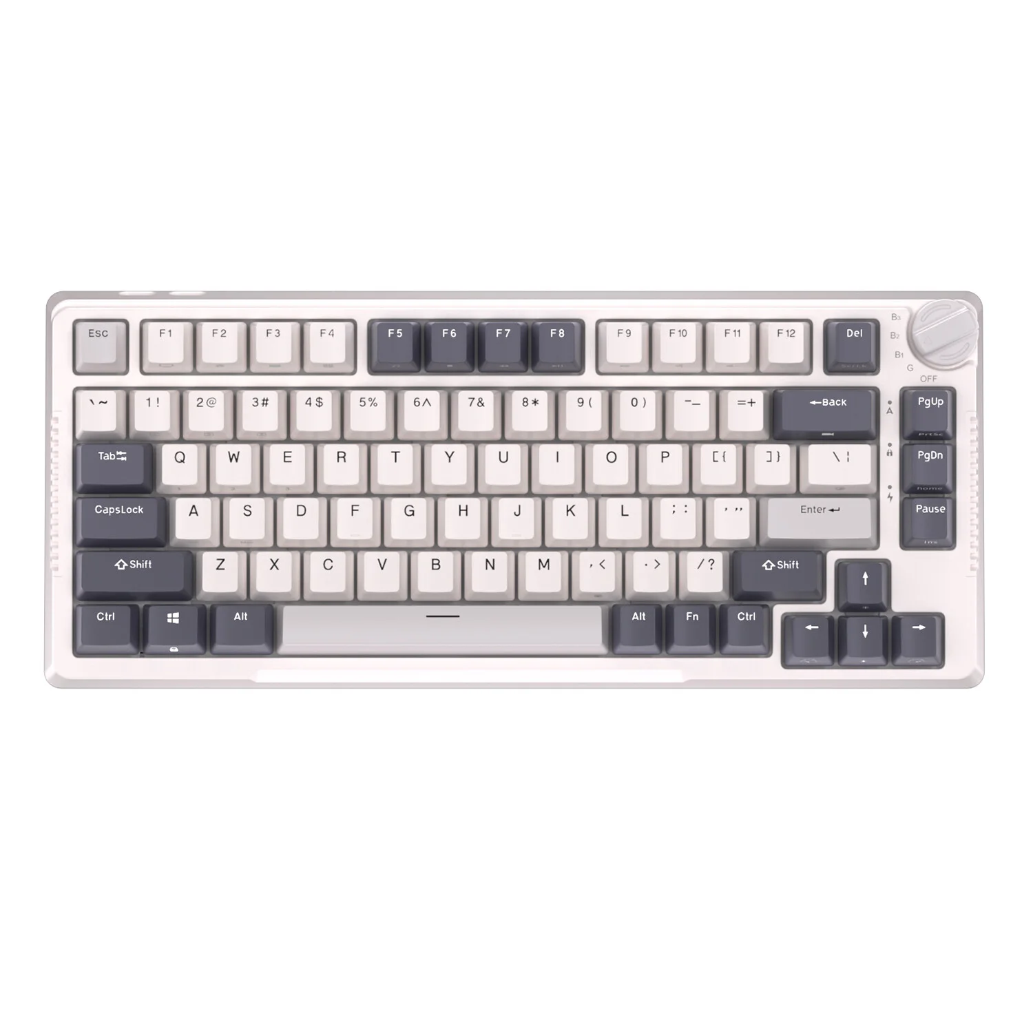 Royal Kludge RK H81 (White Night) mehāniskā tastatūra attēls 3