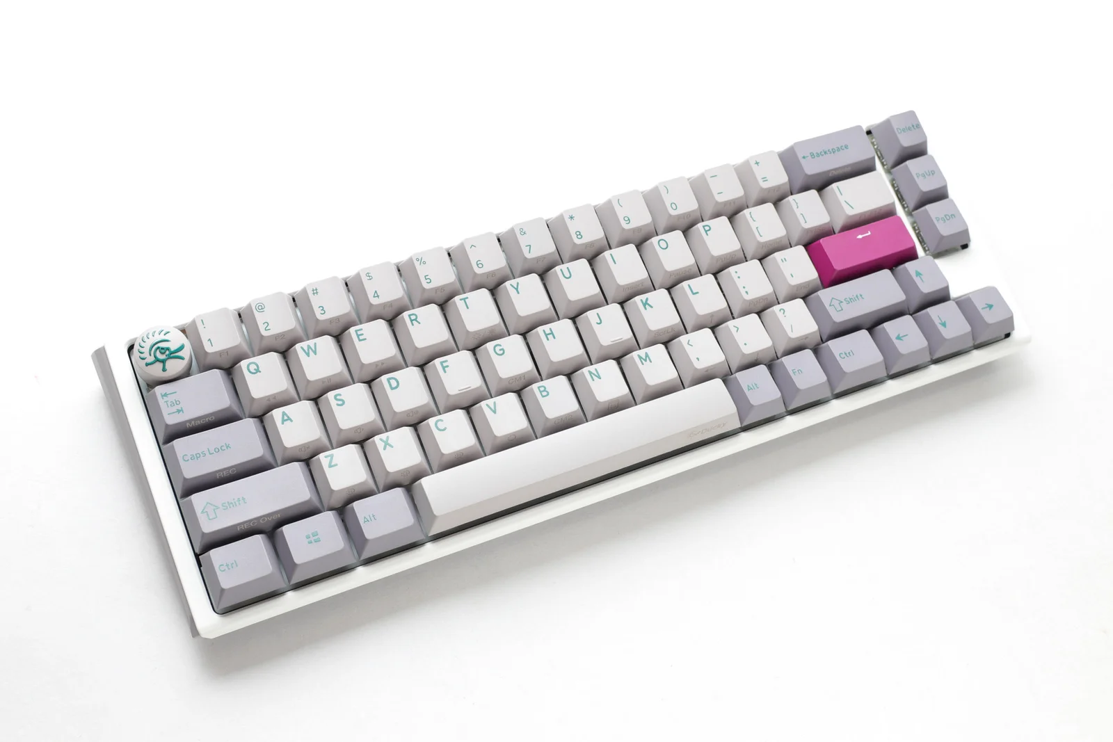 Ducky One 3 65% Mist Grey mehāniskā tastatūra attēls 3