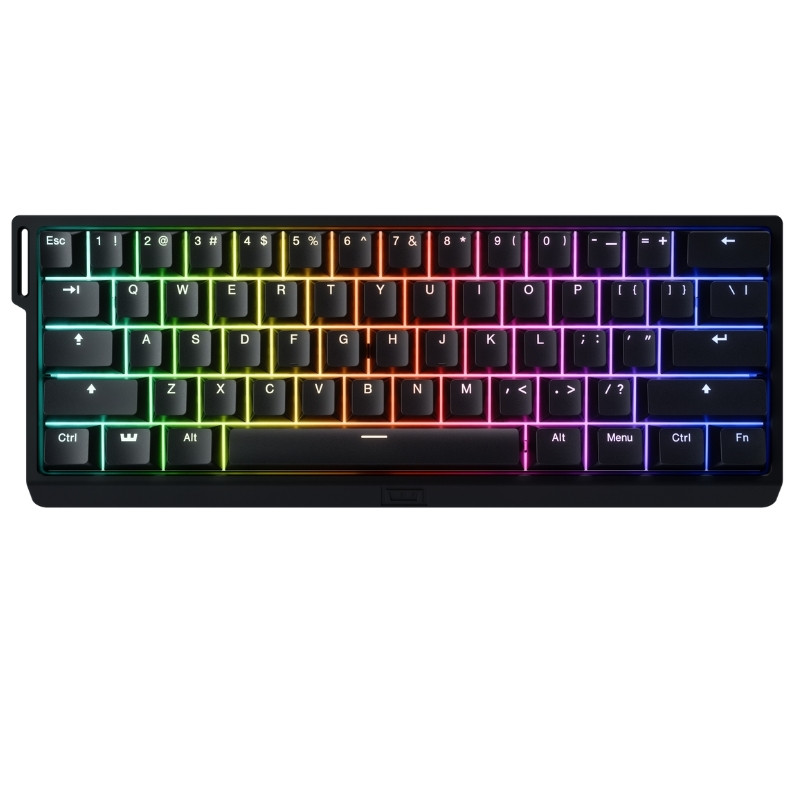 Wooting 60HE+ magnētiskā tastatūra, melna (WK3-US2-L60) — attēls 1