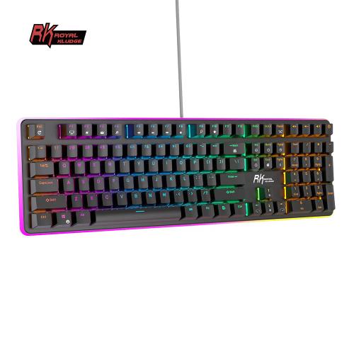 Royal Kludge RK918 mehāniskā tastatūra, melna — attēls