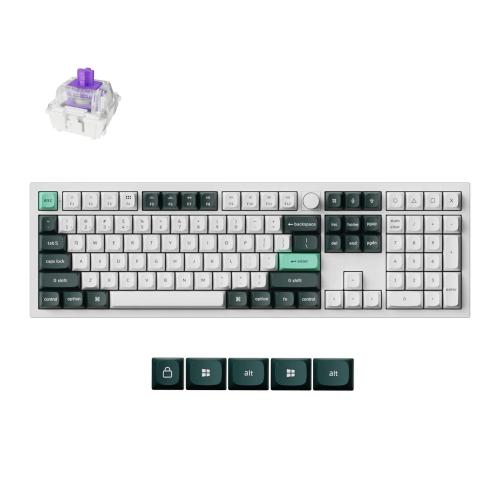 Keychron Q6 Magnetiline Halli Efekt (Shell White)