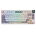 Royal Kludge N80 „Pearly Dawn“ zema profila tastatūra
