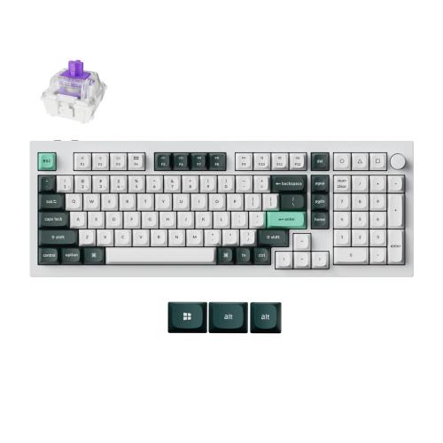 Keychron Q5H Hall Effect klaviatuur (Shell White)