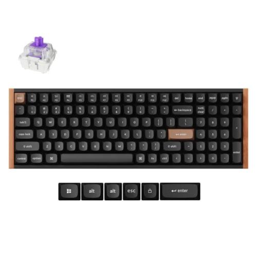 Keychron K4H-CB (Carbon Black) – magnetiliste Hall Effect lülititega klaviatuur